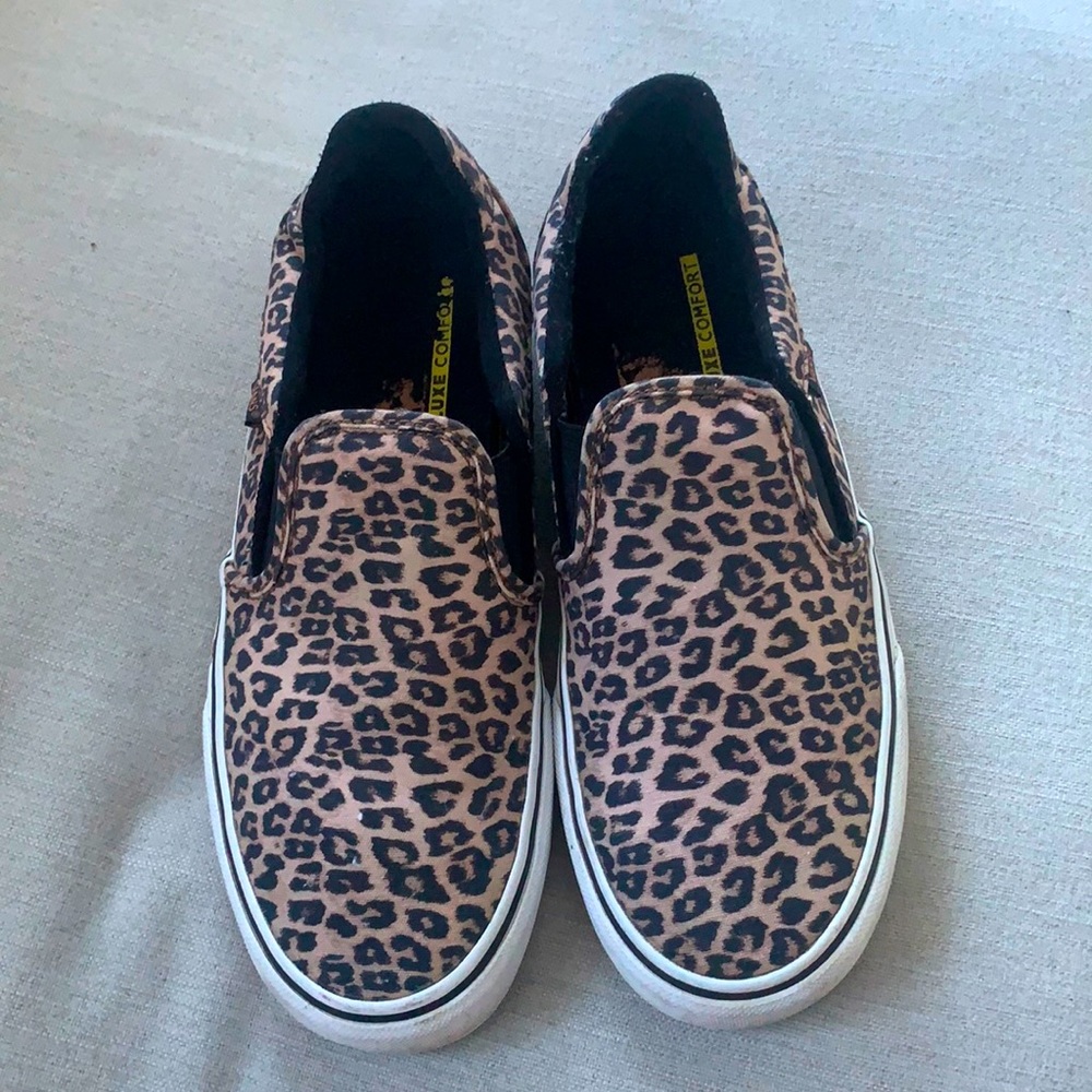 Cheetah print Vans shoes